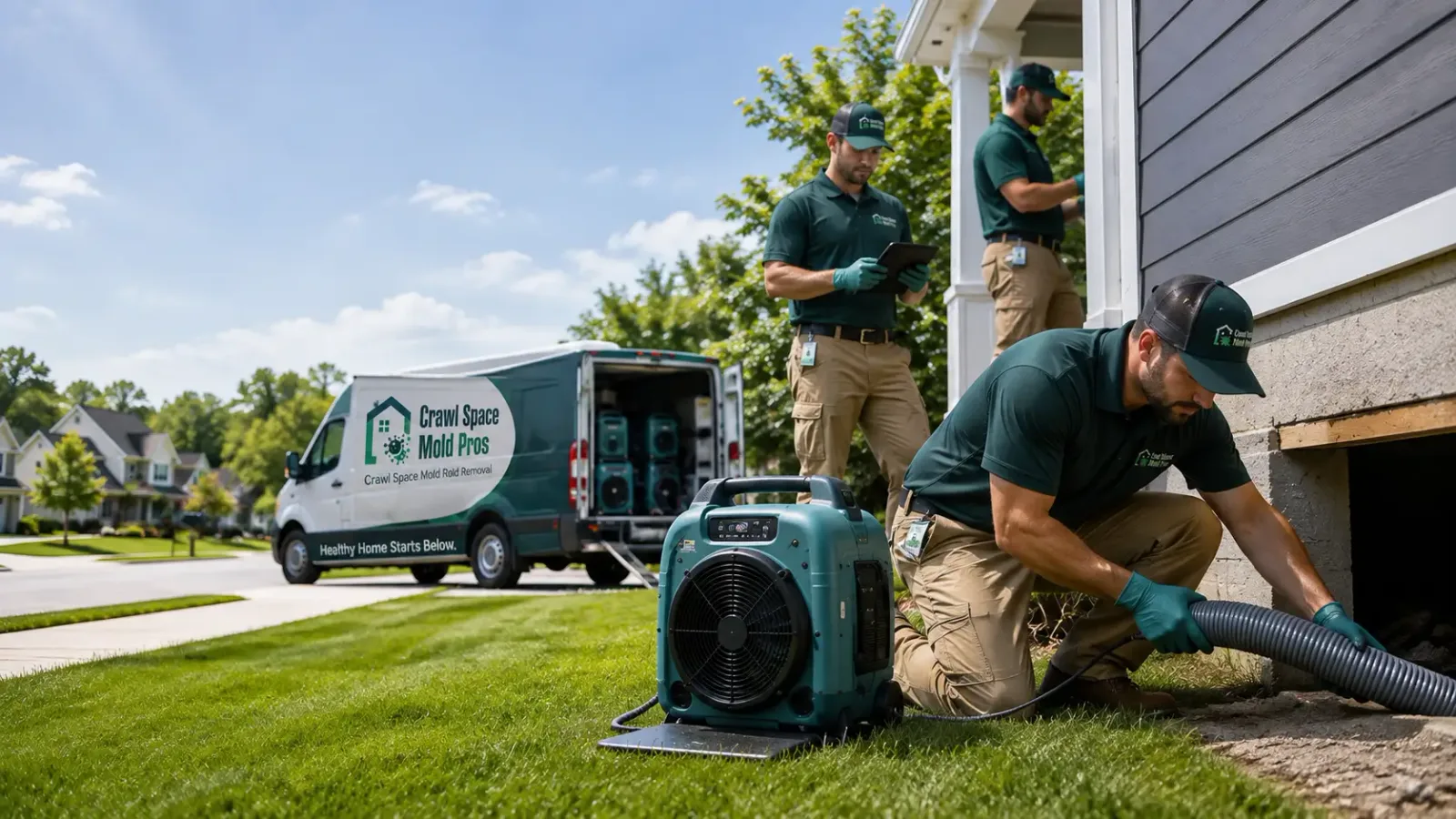 Crawl Space Mold Removal in Laurens, NY